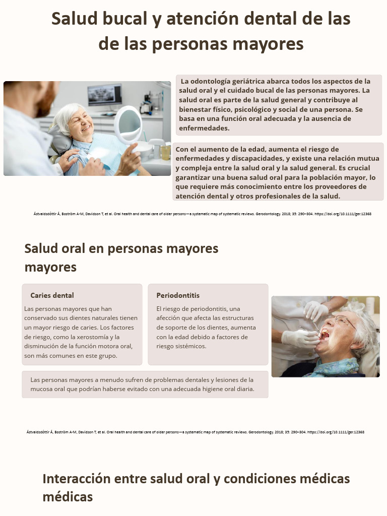 Salud Bucal en Personas Mayores | PDF | Medicina CLINICA ...