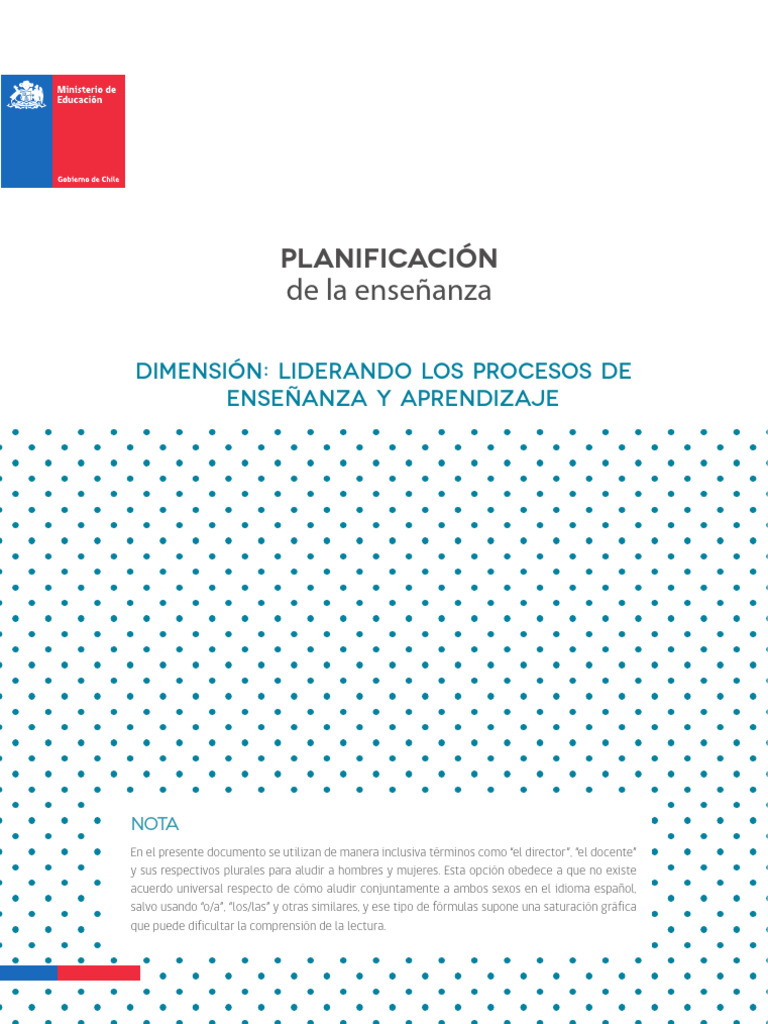 Planificación de La Enseñanza MINEDUC | PDF | Plan de estudios | Evaluación