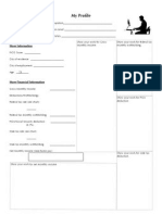 My Profile Worksheet PDF