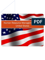 Human Resource Management in The United States