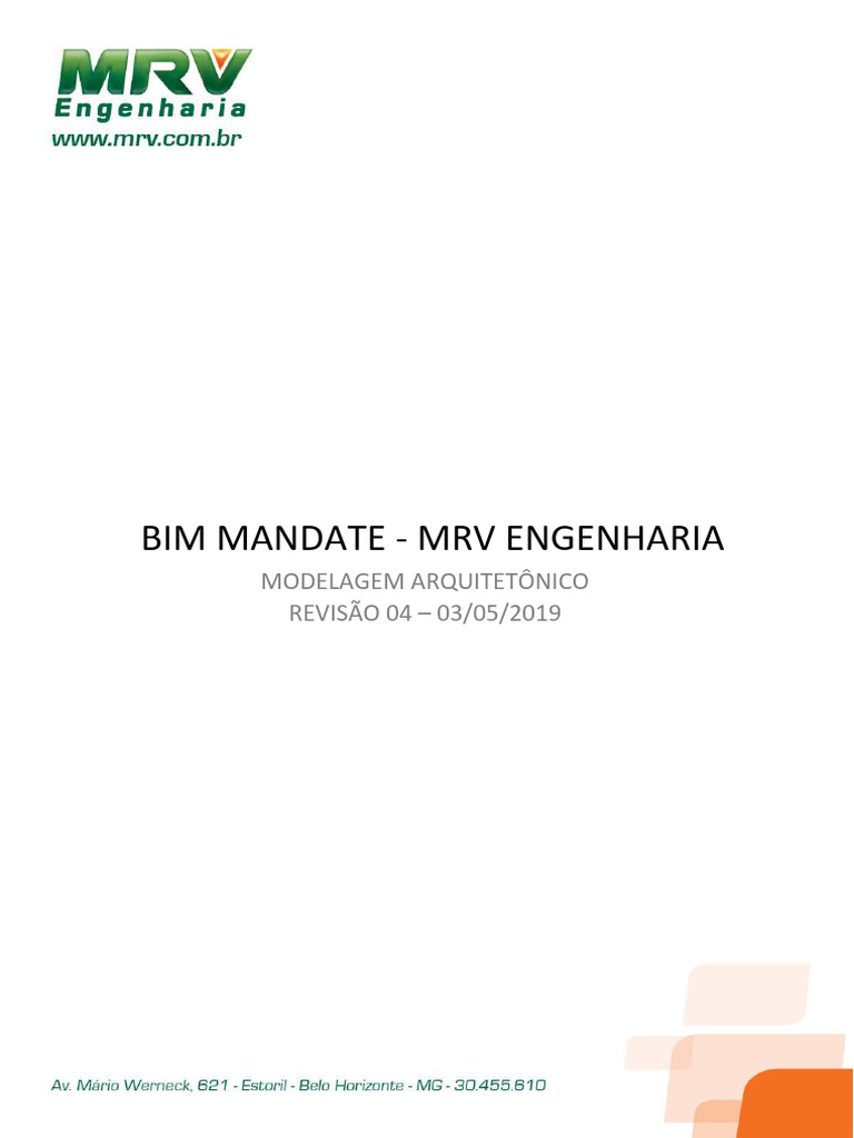 BIM Mandate: Modelagem Arquitetônica na MRV | PDF | BIM | Drywall
