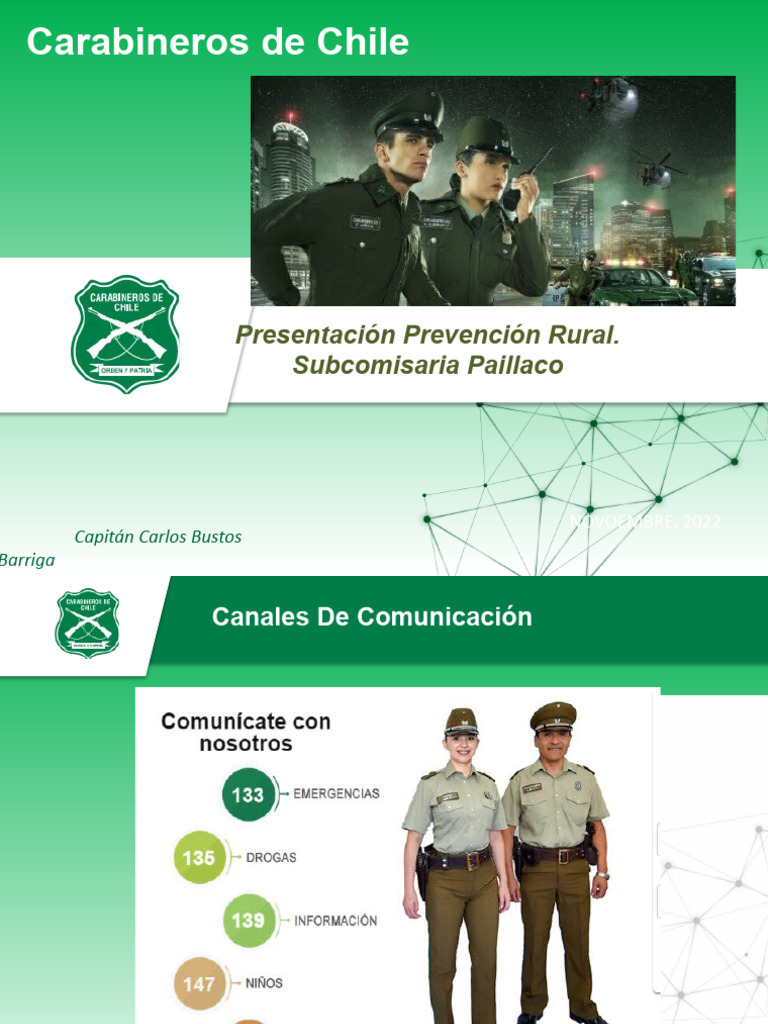 Presentacion Prevencion Rural - Subcom. Paillaco 2022 | PDF