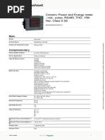 EM6400NG+ Energy Meter Datasheet | PDF | Ac Power | Alternating Current