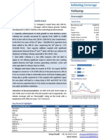 Voltamp Transformers Overweight) - Initiating Coverage - 5 Oct 09 (IFIN)