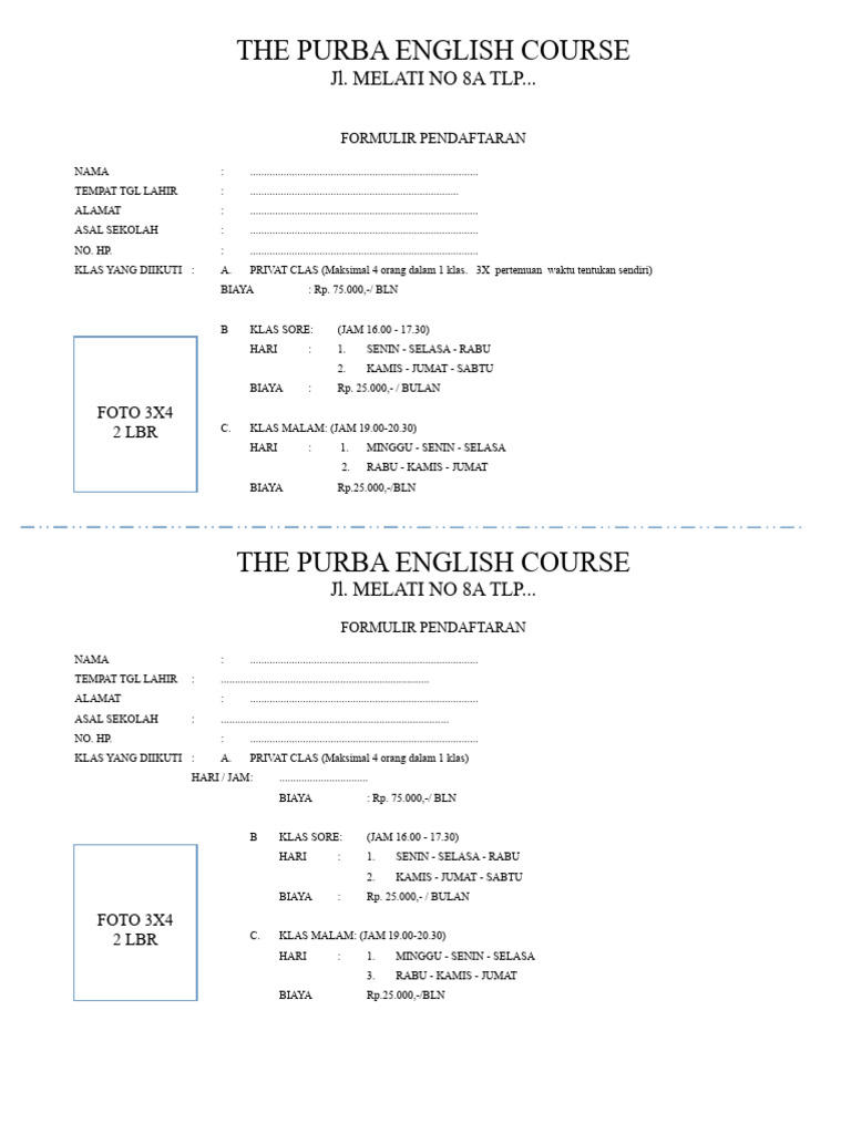 Kursus Bahasa Inggris Purba | PDF