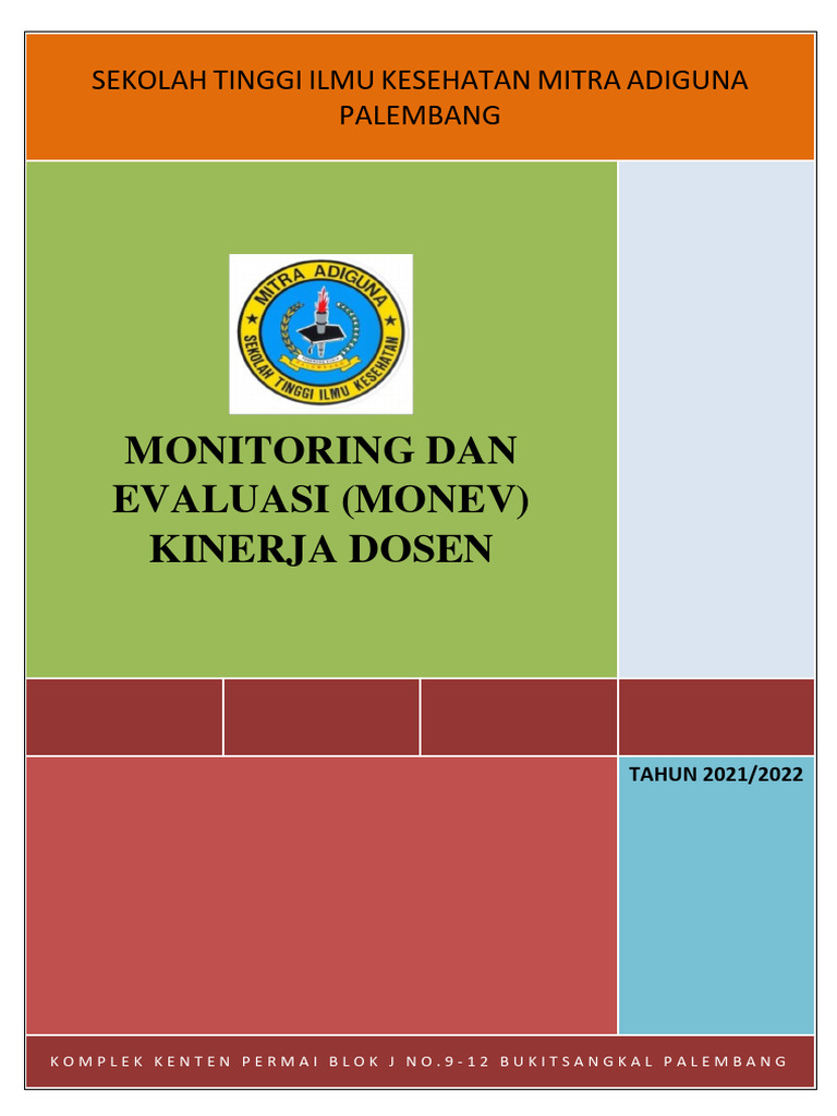 Pedoman Monev Kinerja Dosen Pdf