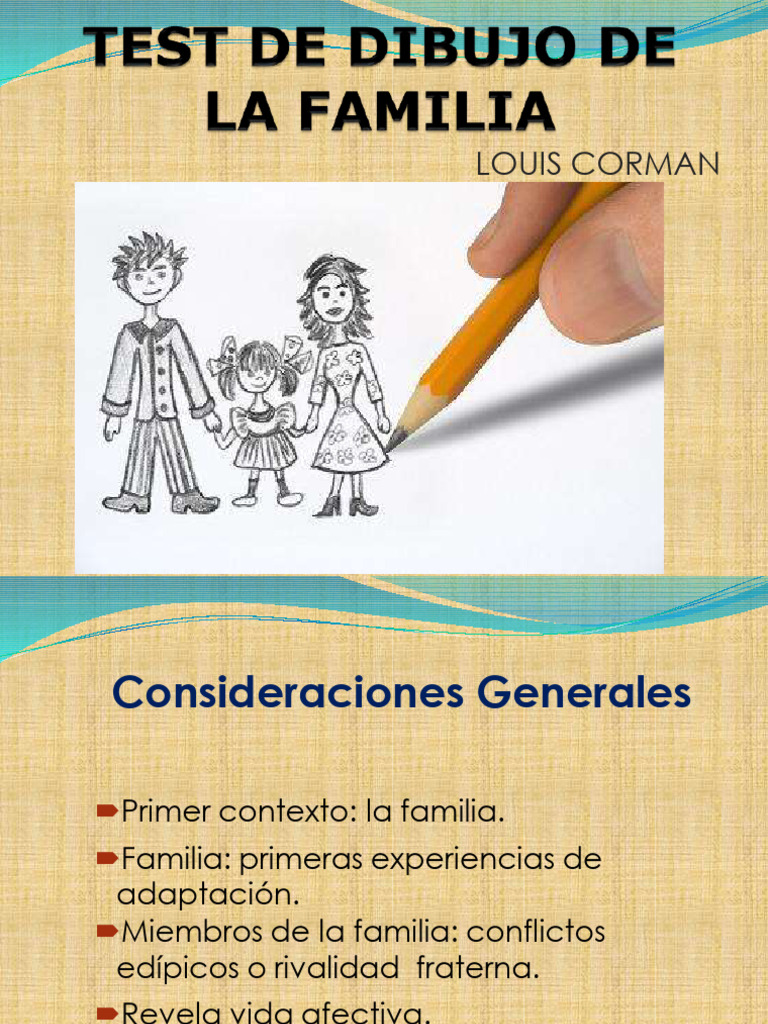 Clase 14 TEST DEL DIBUJO DE LA FAMILIA | PDF | Amor | Dibujo