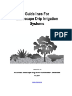 Arizona Guidelines For Landscape Drip Irrigation Systems - Arizona Municipal Water Users Association