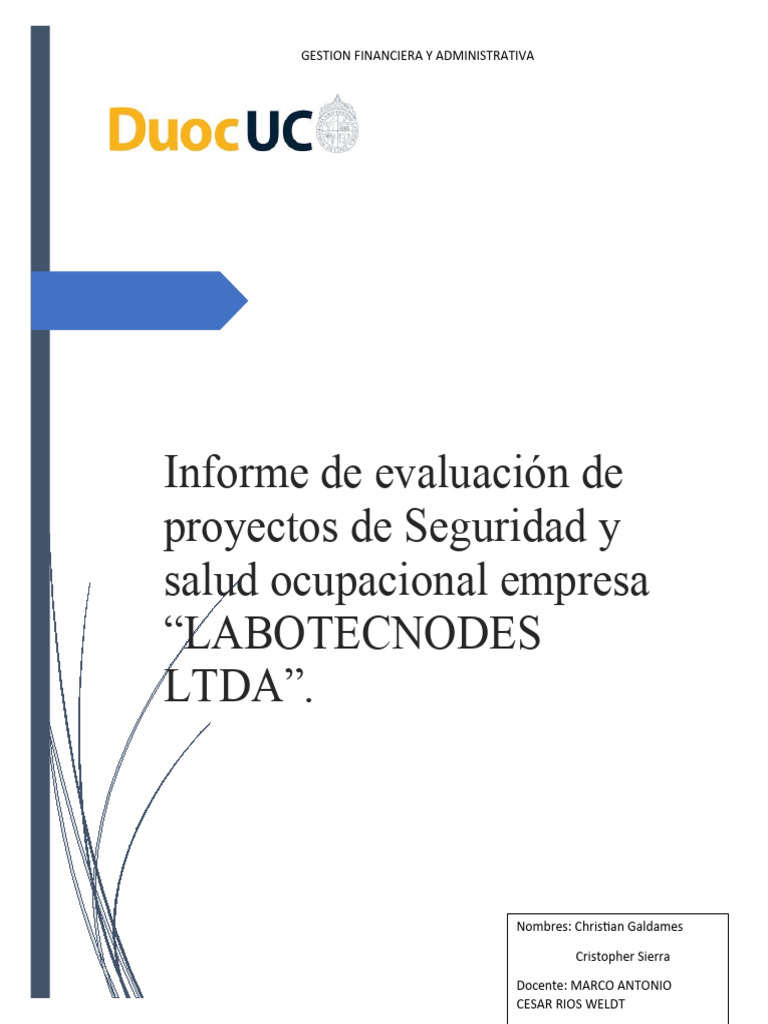 Falta Evaluacion+de+Proyectos+y+Sso+ Parte 2 Cristopher+Sierra ...
