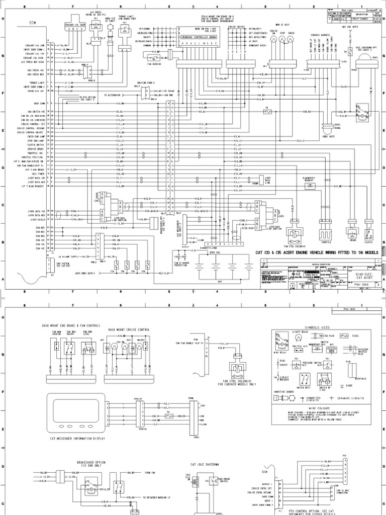 Acert C13 C15 OEM Wiring | PDF