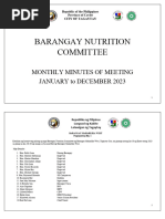 BNC Minutes 1ST QUARTER 2025 | PDF