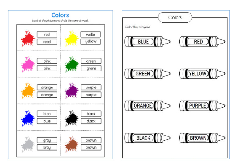 1er Grado Colors | PDF