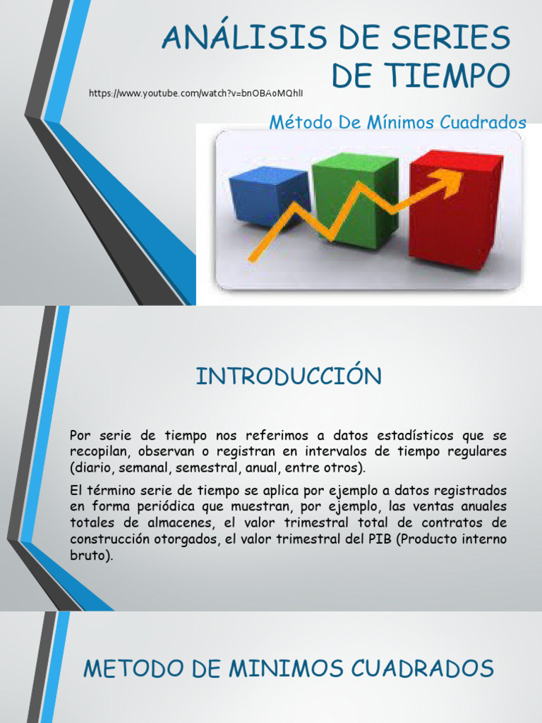 Análisis de Series de Tiempo y Tendencias | PDF | Mínimos cuadrados ...