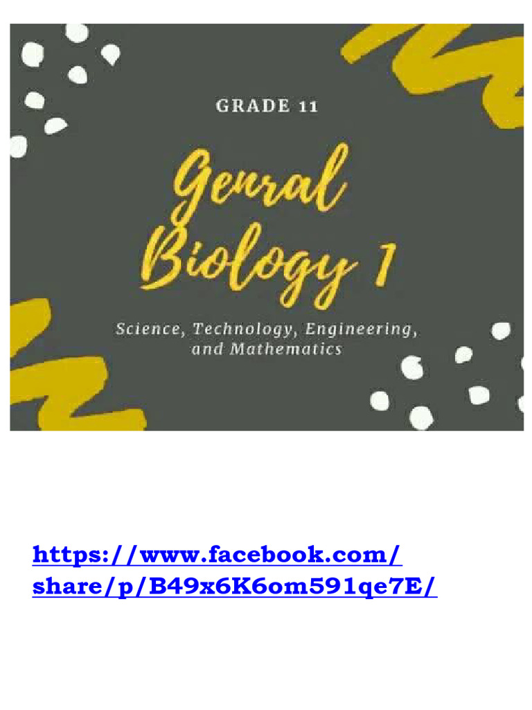 CELL General Biology 2 | PDF