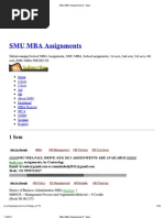Download Print - SMU MBA Assignments _ 1 Sem by Pranav Kumar SN74117866 doc pdf