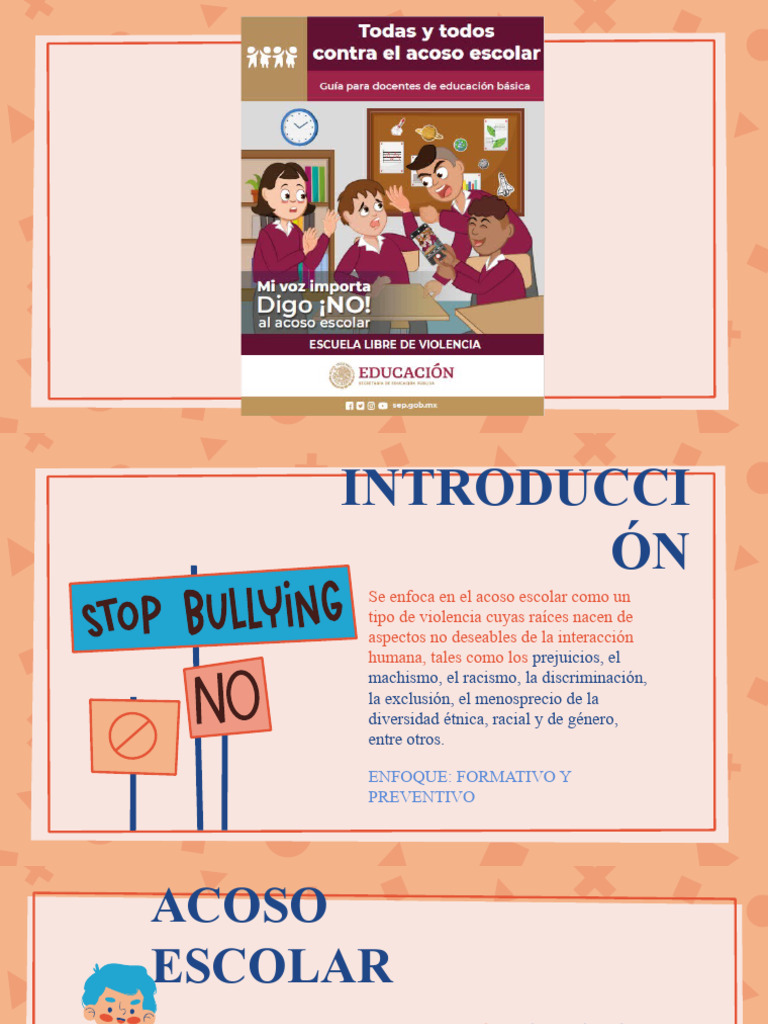 Prevención y Tipos de Acoso Escolar | PDF | Acoso cibernético | Violencia