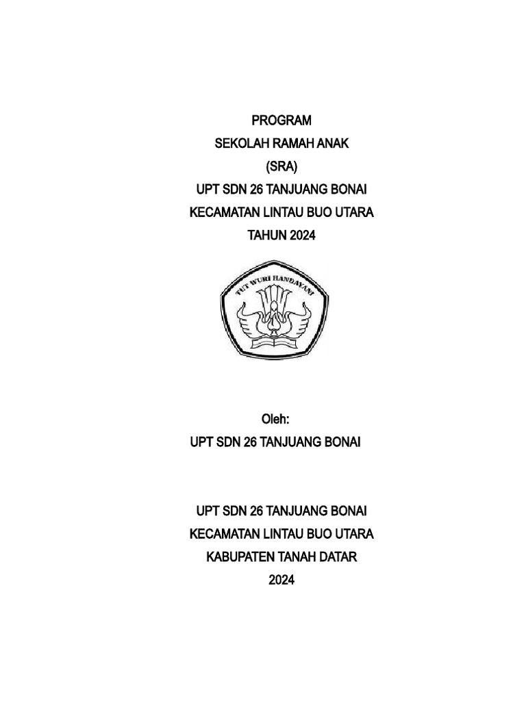 Program Sekolah Ramah Anak 2024 | PDF