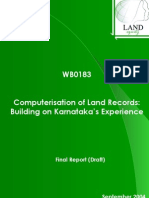 Computer is at Ion of Land Records Karnataka's Experience