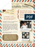Ellis Family Newsletter #6