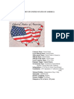 A Report On United States of America