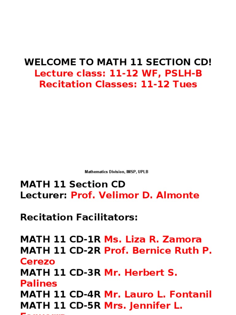 Understanding Sets in Math 11 | PDF | Set (Mathematics) | Empty Set