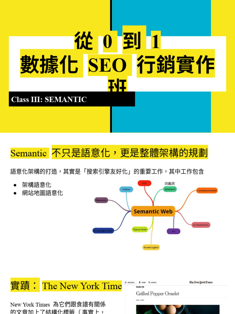 從 0 到 1 - 數據化 SEO 行銷實作班 | PDF