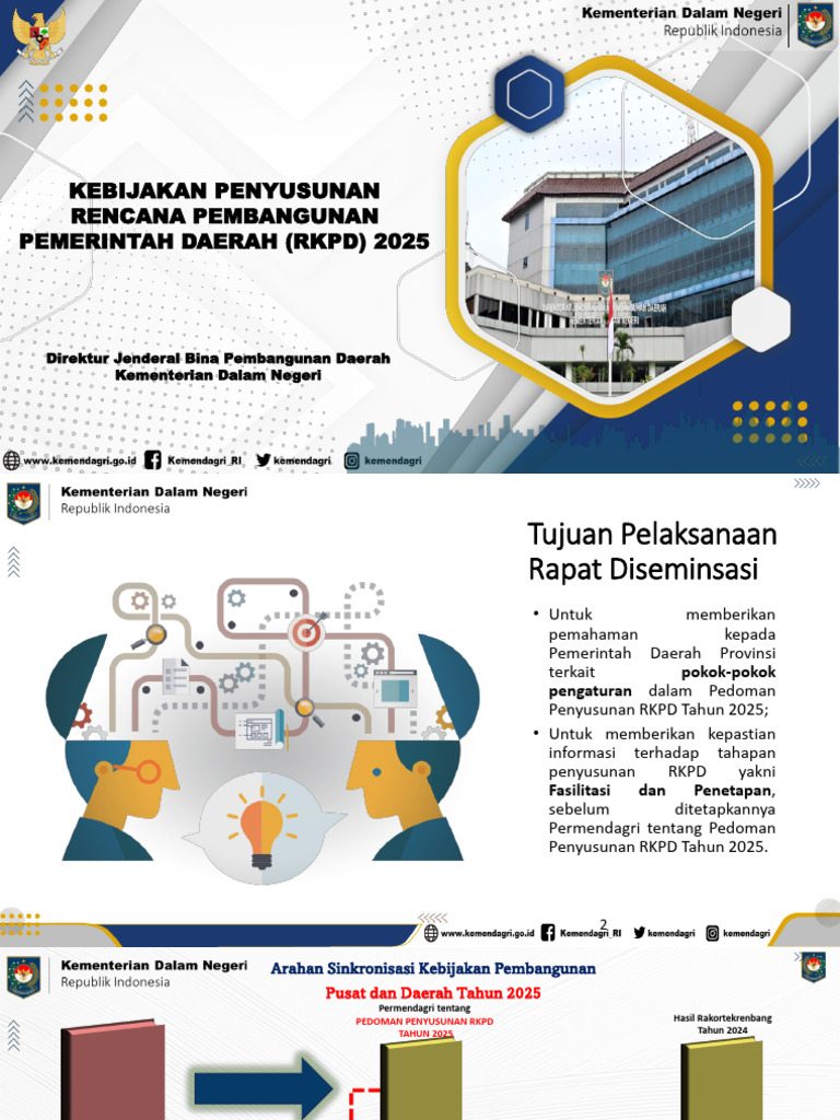Pedoman Penyusunan RKPD 2025 | PDF