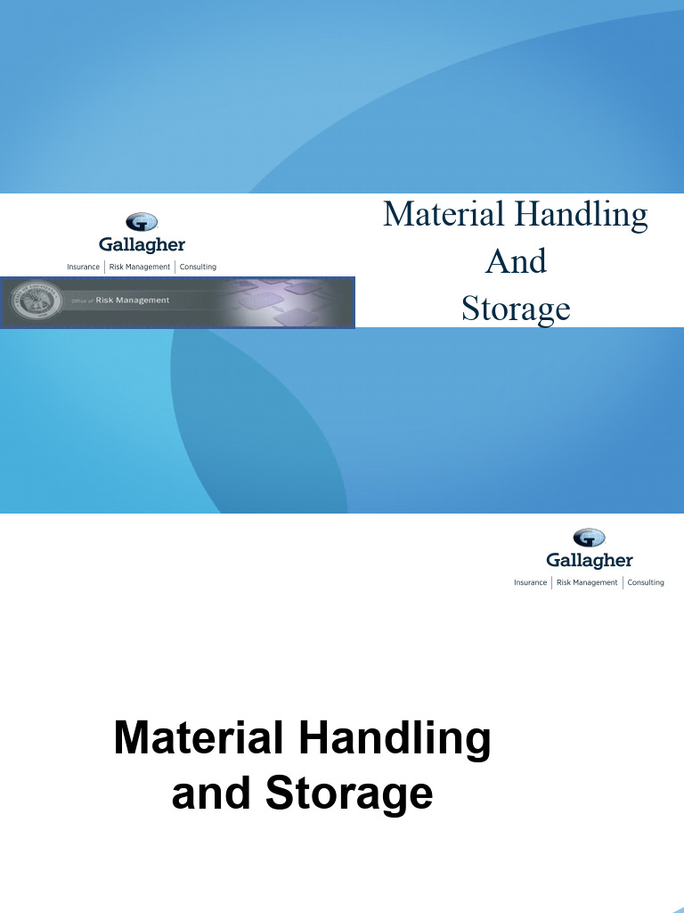 Manual Material Handling Safety Guide | PDF