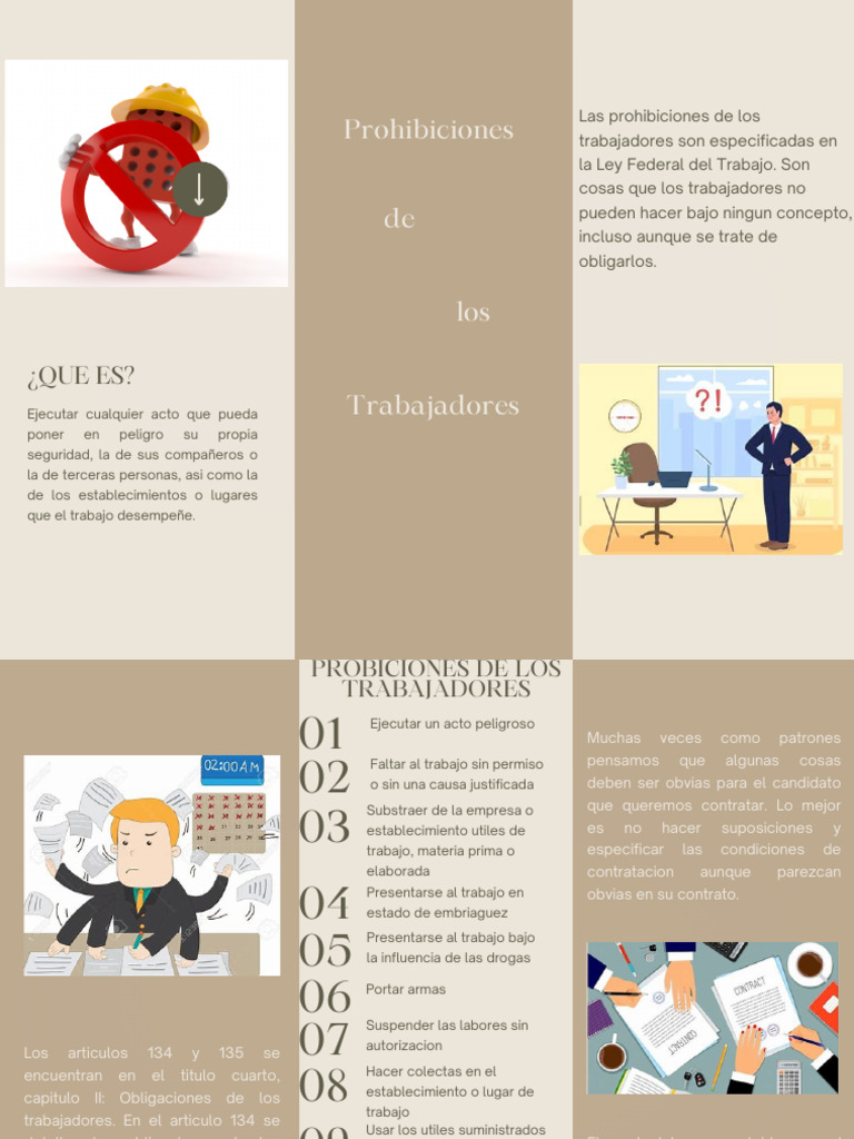 Prohibiciones de Los Trabajadores | PDF | Justicia | Crimen y violencia
