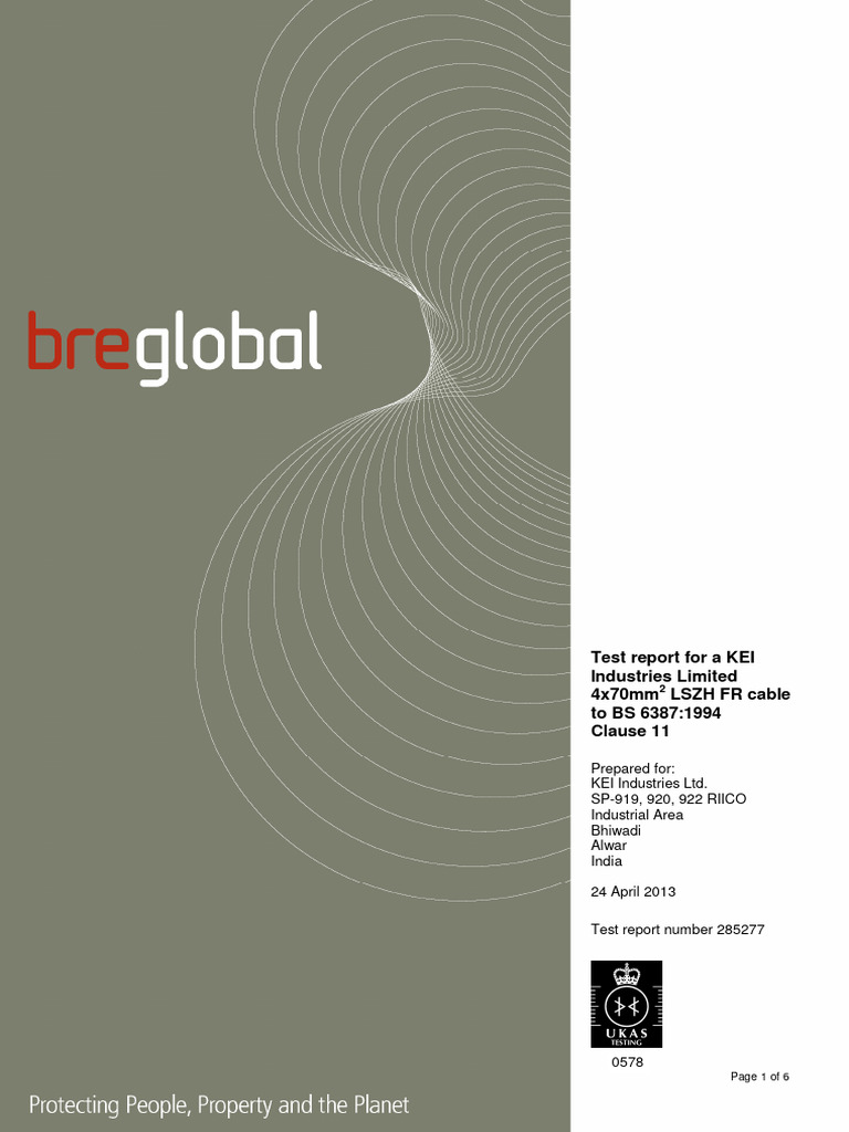 KEI bre-global-report | PDF | Fuse (Electrical) | Electrical Engineering