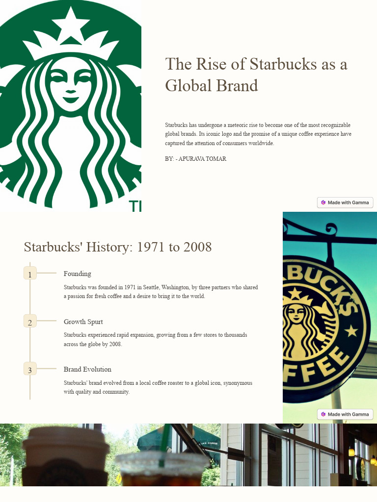 The Rise Of Starbucks As A Global Brand Pdf Starbucks Consumer