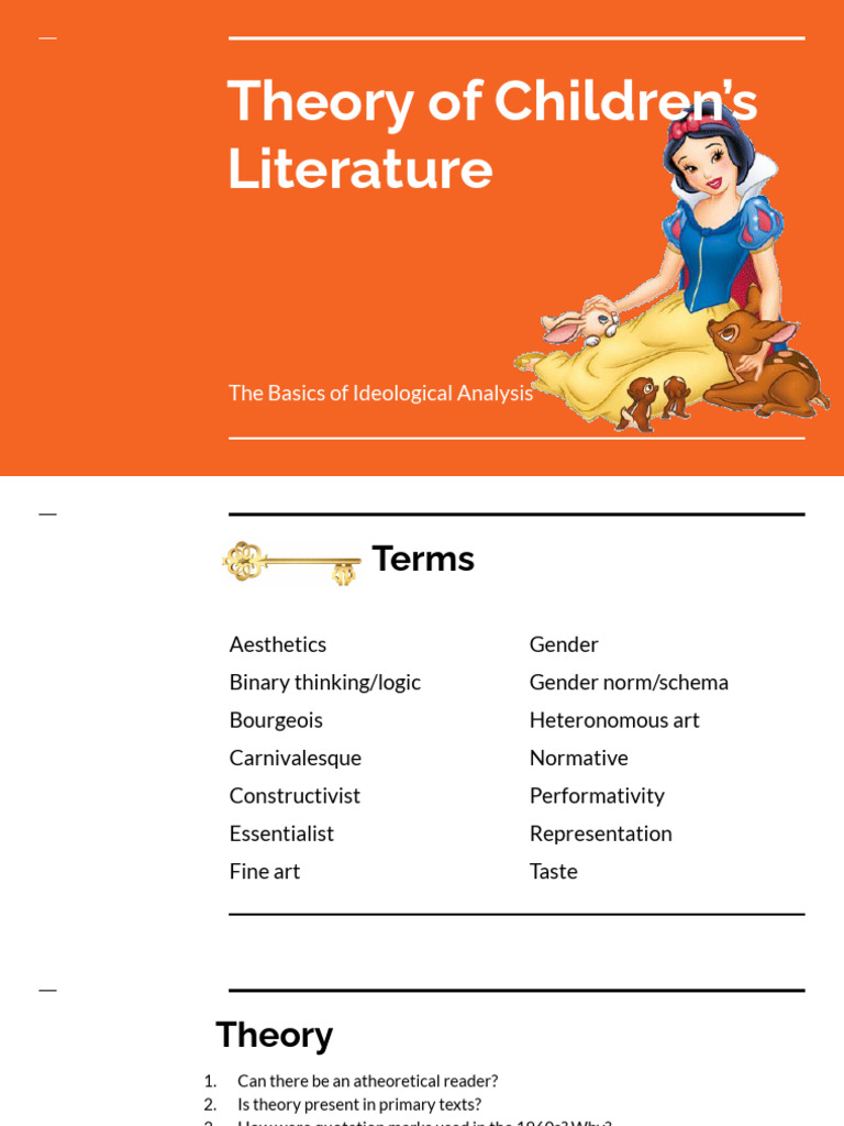 History Of Children S Literature Timeline