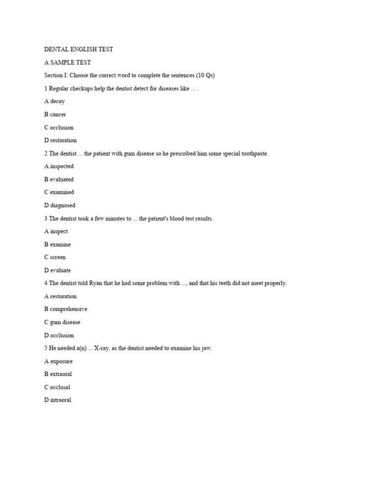 Test Ta1 Download Free Pdf Clinical Medicine Health Care