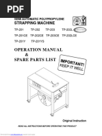 Auto Strapping Machine Manual | PDF | Switch | Mains Electricity