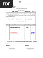 Barangay SAOB Budget Overview | PDF
