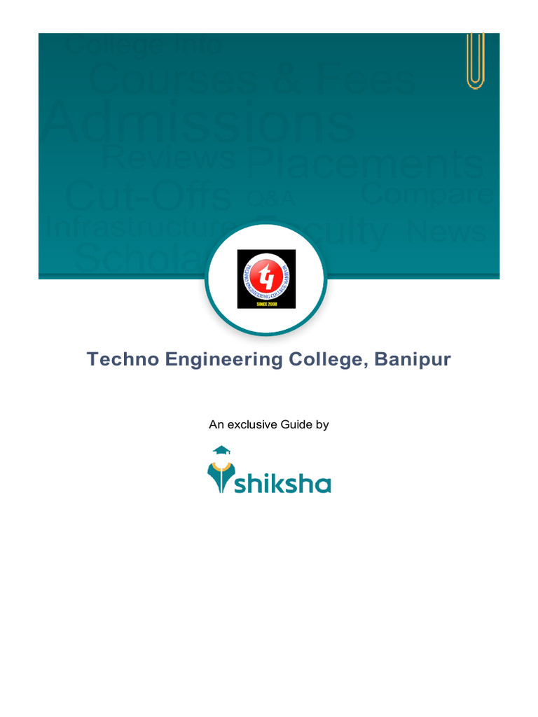 Techno Engineering College Banipur Review | PDF | Science