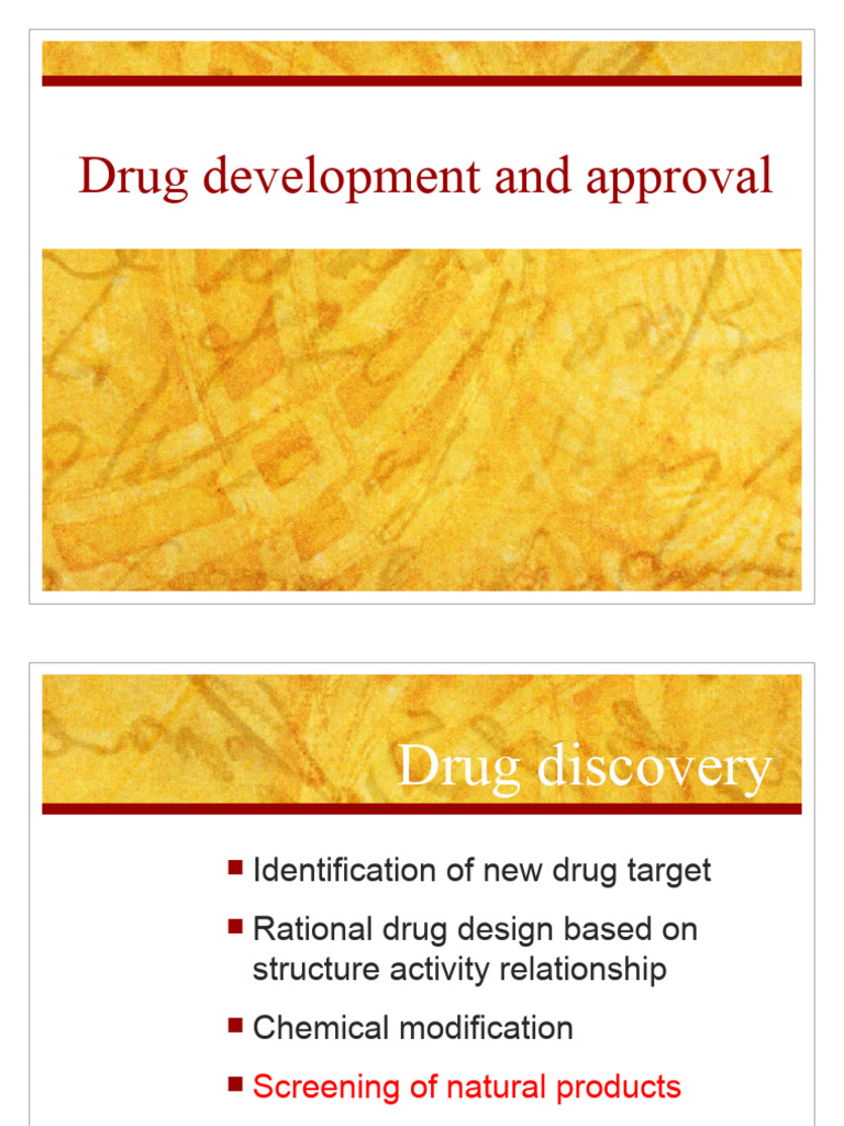 Drug Development and Approval Process | PDF | Phases Of Clinical ...