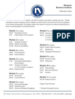 Medical Program Sheet