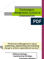 Performance Management System in Organizations