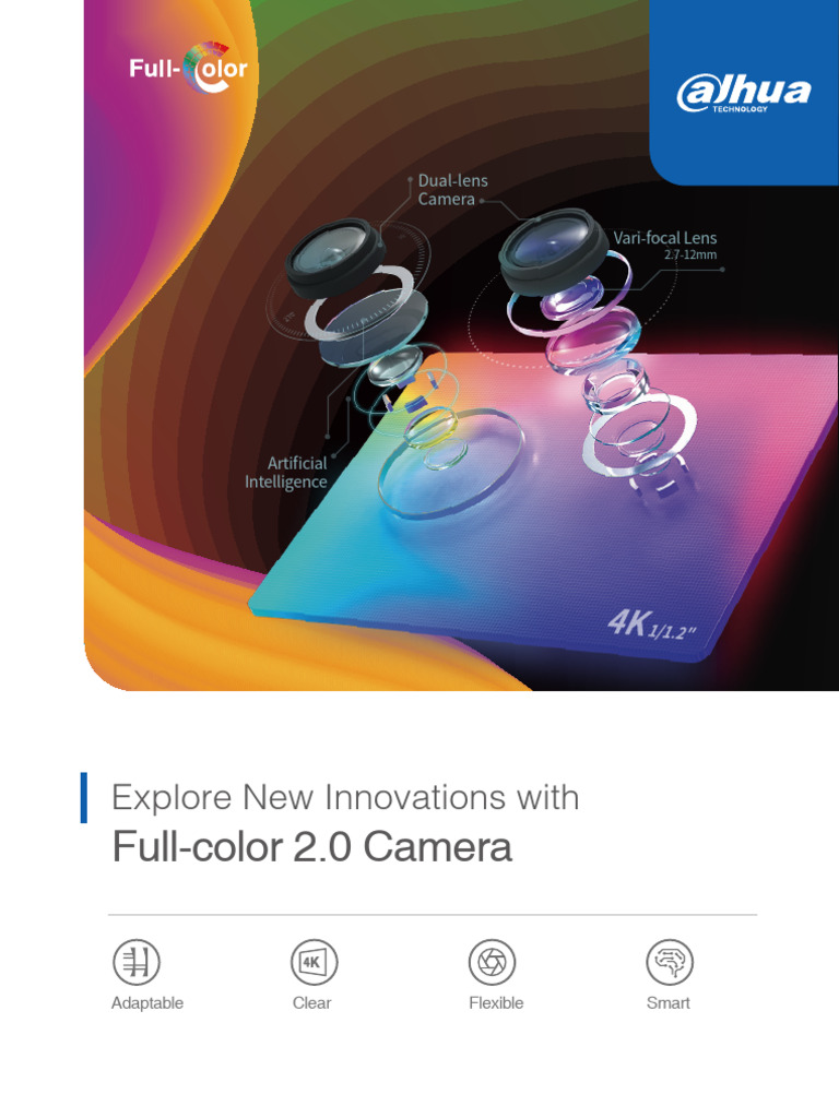 4K Full-Color Dual-Lens Camera | PDF | Camera | Rgb Color Model