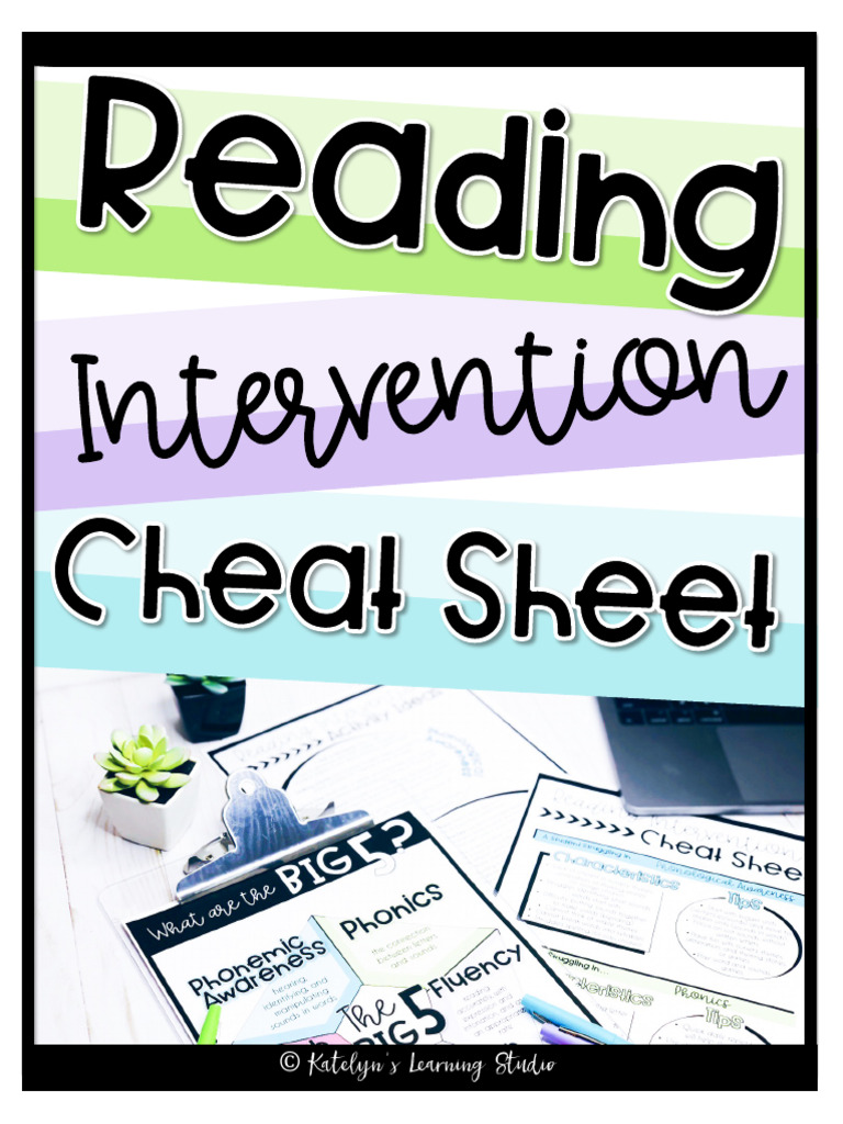 IkIPOYiZR8GasjdZwpBw Reading Intervention Cheat Sheet | PDF | Phonics ...