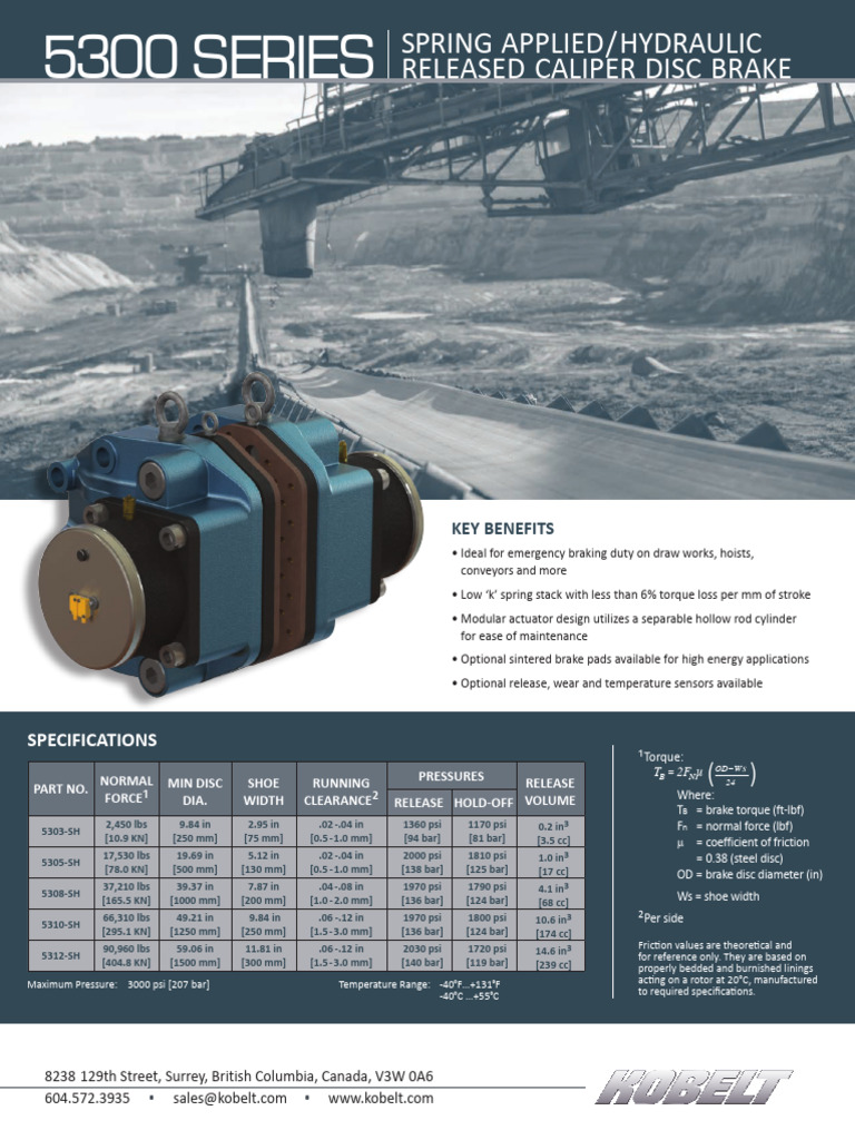 5300 Series Brochure V2 For Posting | PDF | Brake | Vehicle Parts