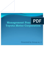 Management Practices in Toyota