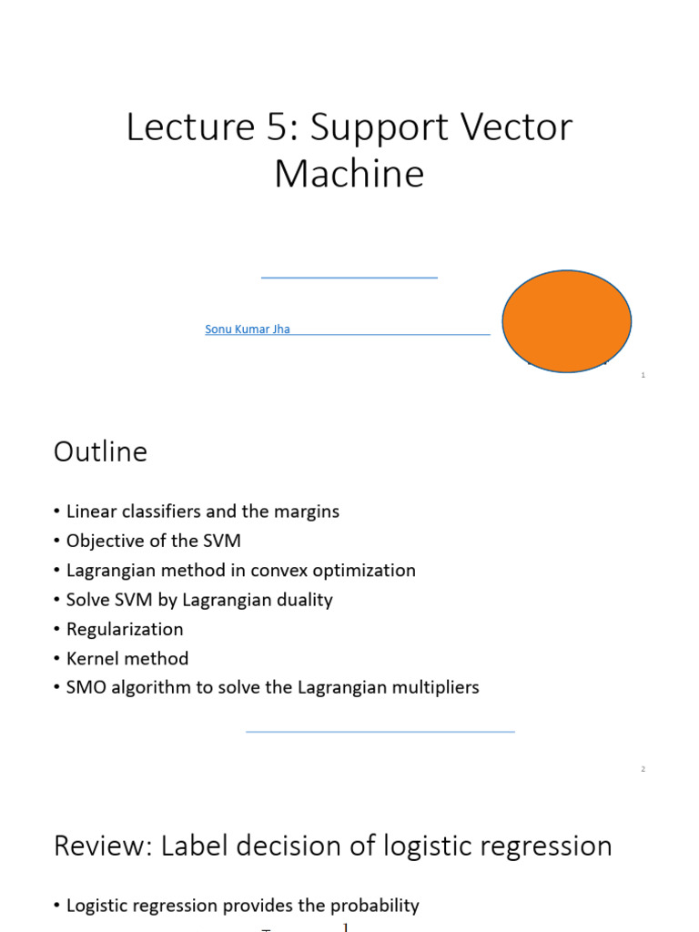 Support Vector Machine Overview | PDF | Support Vector Machine ...
