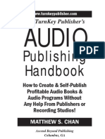 TurnKey Publisher's Audio Publishing Handbook (Table of Contents, Introduction, Chapter 1)