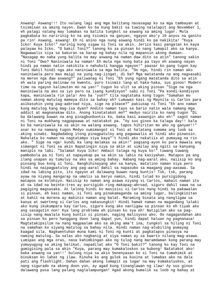 ASWANG | PDF
