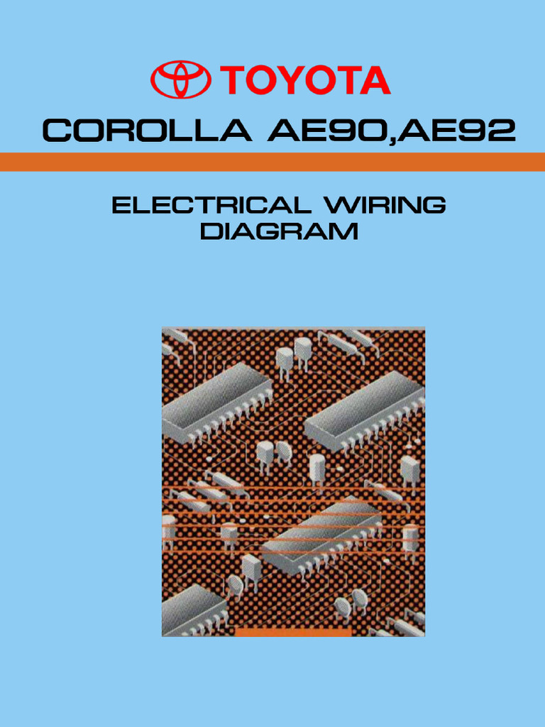 Corolla AE92 4AF Wiring Diagram PDF