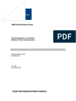 The Development of Local Debt Markets in Asia: An Assessment