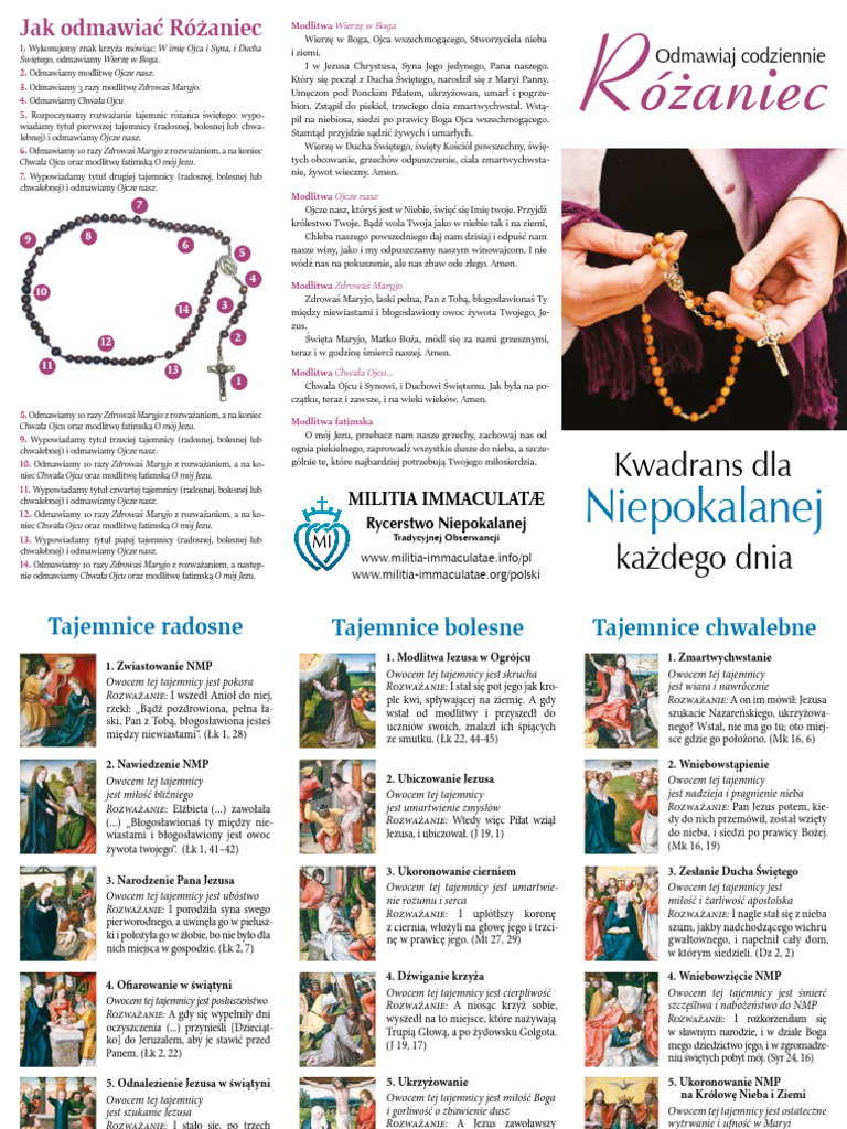 09 Rozaniec Jak-Odmawiac PL | PDF