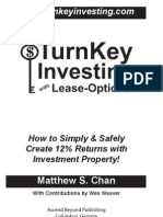TurnKey Investing with Lease-Options (Table of Contents, Intro, Chapter 1)